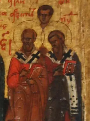Icon of Apostles Aristarchus, Pudens & Trophimus