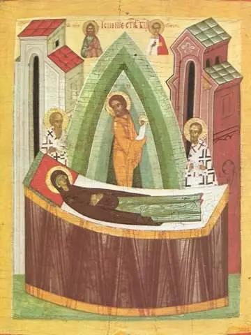Icon of Dormition of the Theotokos