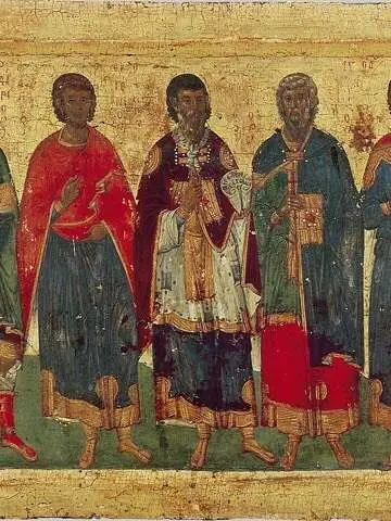 Icon of Eustratius and companions