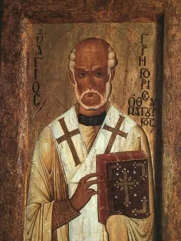 Icon of Gregory the Wonderworker