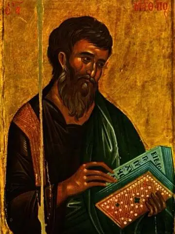 Icon of Matthew the Evangelist