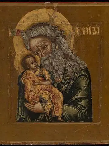 Icon of Simeon the God-Receiver
